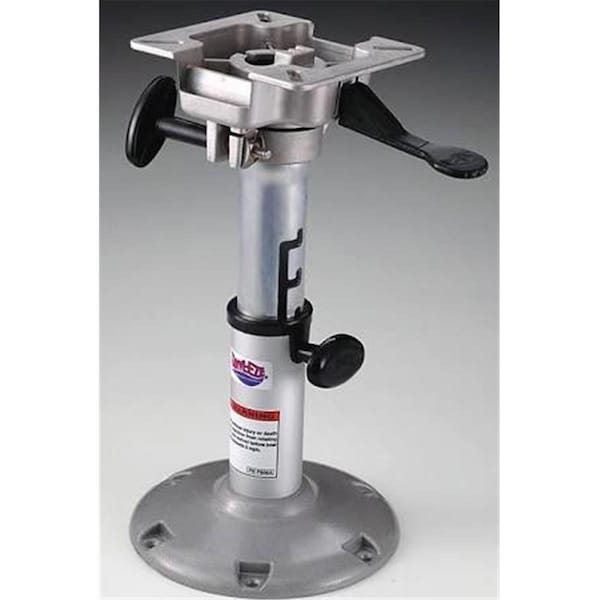 Attwood 2385405 2.37 in. Lakesport Bell Pedestal with Seat Mount 12.5 in. - 15.5 in. Adjustable 3004.1264 - main